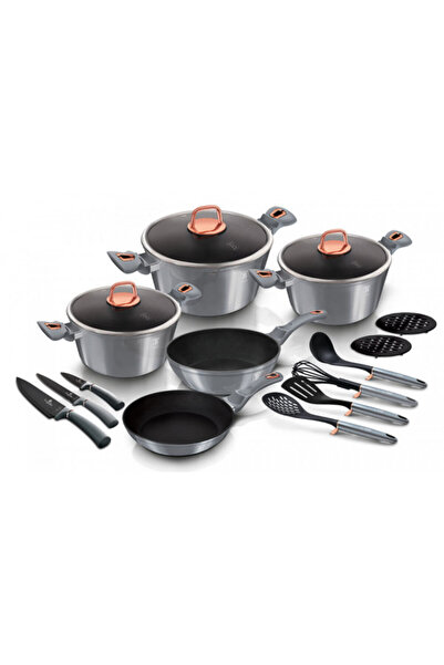 Berlinger Haus Pots and pans set (17 pieces) Moonlight Collection BerlingerHa...