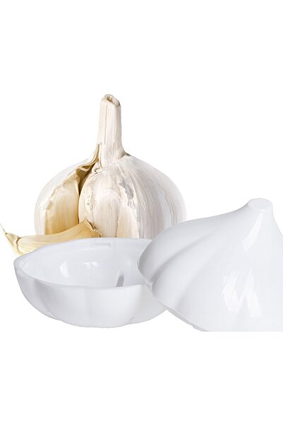 Flippy Food Container, Flippy, Garlic Model, Plastic, 9 x 9 x 9 cm, 350 ml, White