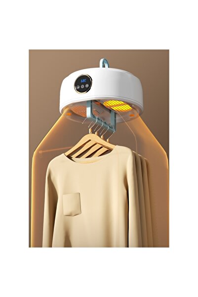 Flippy Clothes Dryer, Portable, Foldable, Silent, Adjustable Timer, 26.5 x 11 cm, White