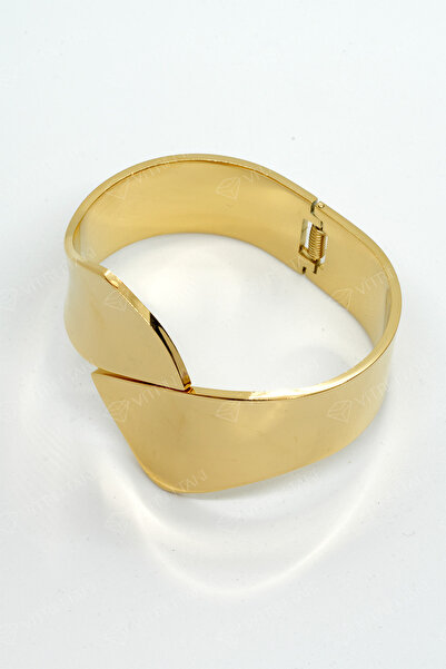 Çelik Altın Renk Bileklik