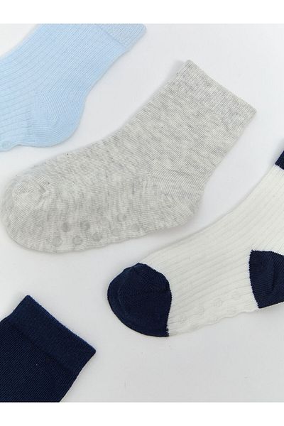 LC Waikiki Stil casual de la magazinul UZG |   Șosete pentru bebeluși cu model albastru, pachet de 5