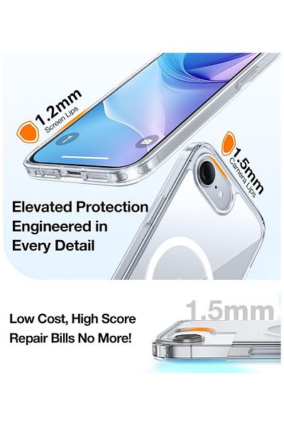 TORRAS جراب مغناطيسي مقاوم للصدمات لهاتف iPhone 16e 2025