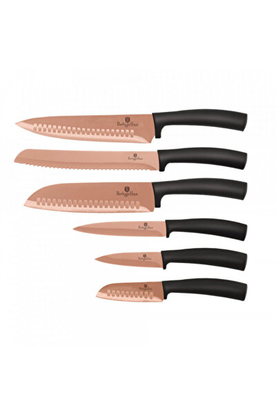 Berlinger Haus Knife set (6 pieces) Rose Gold Metallic Line BerlingerHaus BH ...