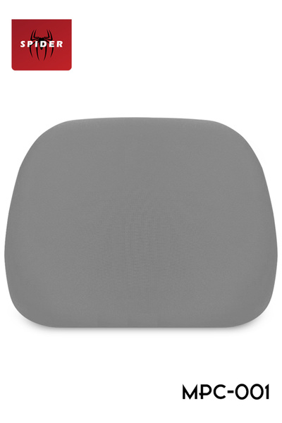 Spider Plus MPC-001 Memory Foam Headrest Pad Universal Fit, Adjustable Strap Grey