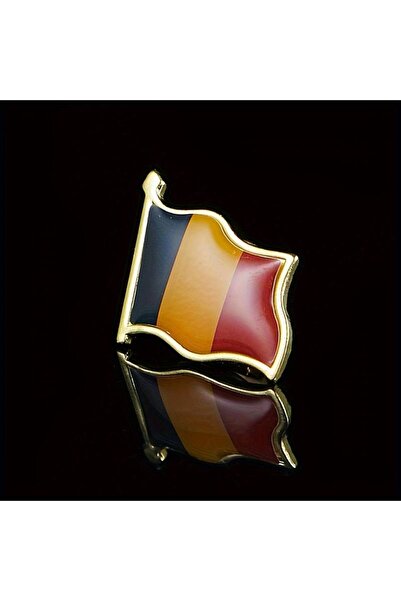 Flippy Romanian Tricolor Flag Badge, Flippy, Safety Pin Brooch Model, 20x20 mm