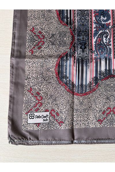 POLO CRAFT Soft Ethnic Stripe Pattern Shawl