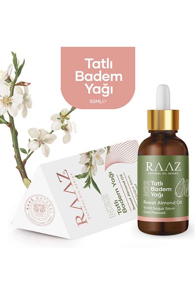 RAAZ Sweet Almond Oil Cold Pressed Almond Oil 100% Pure Care Oil