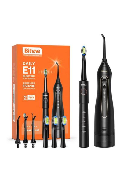 Bitvae Oral Care | E 11 Electric Toothbrush + F 5020 E Oral Irrigator