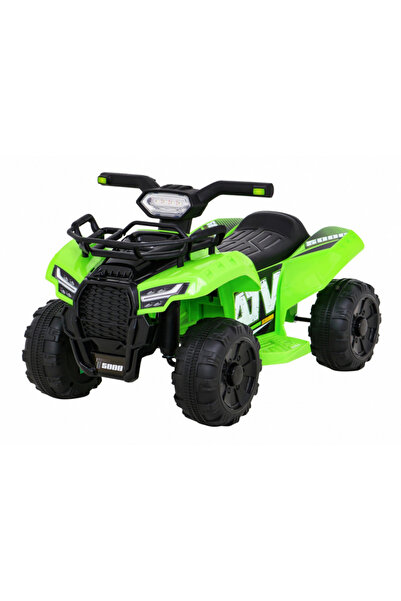 Ramiz Atv electric pentru copii Storm Green, constructie robusta cu motor de 25W, baterie fiabila de 6V/4.