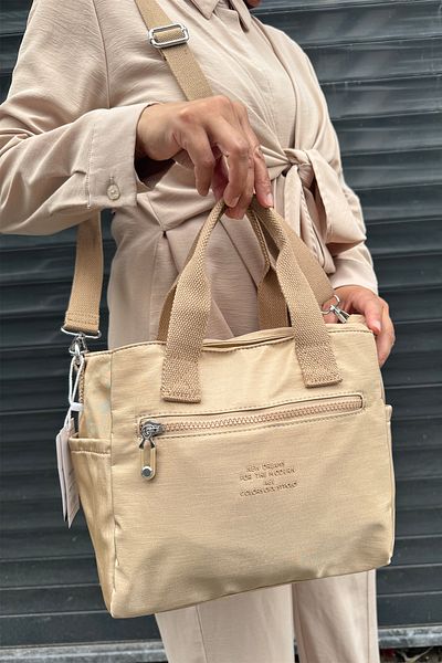 Just Polo Imported Kılinkır Fabric Shoulder Bag Mail Bag
