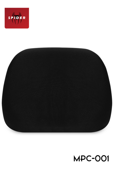 Spider Plus MPC-001 Memory Foam Headrest Pad Universal Fit, Adjustable Strap Black