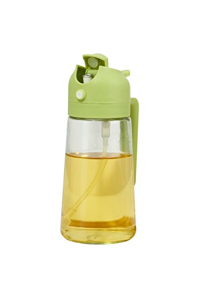 Flippy Dozator de ulei 2 în 1, Pulverizare și Turnare, Sticlă, Anti-Picurare,...