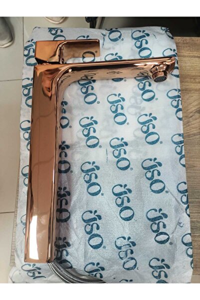 ÜSO SU ARMATÜRLERİ ÜSO LİNDA ROSE ( BAKIR ) PARLAK ÇANAK LAVABO BATARYASI