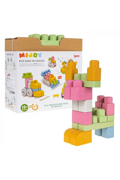 Ramiz BIO Building Blocks 30 pieces Multicolor Pastel