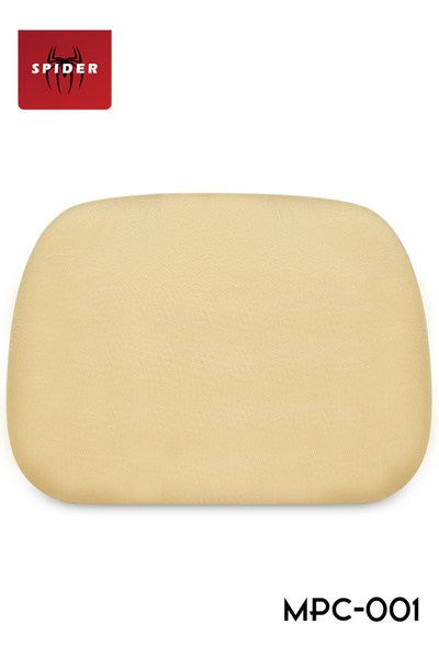 Spider Plus MPC-001 Memory Foam Headrest Pad Universal Fit, Adjustable Strap Beige
