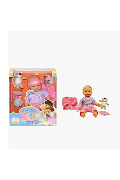 Vardem Türkçe Konuşan Ayıcıklı Oyuncak Bebek – 7 Fonksiyonlu, 6 Parça Set, 41 cm Bebek