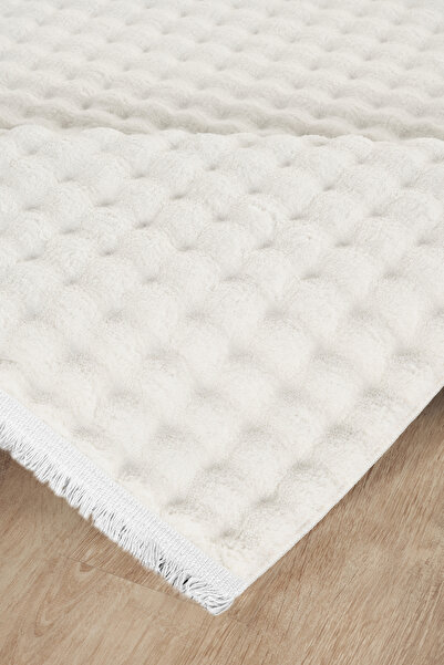 Adalıpanda Halı Bubble Puffy Peluş Halı Yolluk – Kaymaz Tabanlı, Yıkanabilir, Pofuduk ve Konforlu