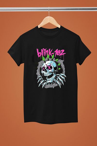 MAGORS TRIUC ROCK BLINK PRINT BUMBAC CU MANE SCURTĂ REGULARĂ