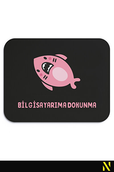 nilizma Cute Shark Mouse Pad - 23 cm X 19 cm - Anti-Slip Base Home and Office Use Mousepad
