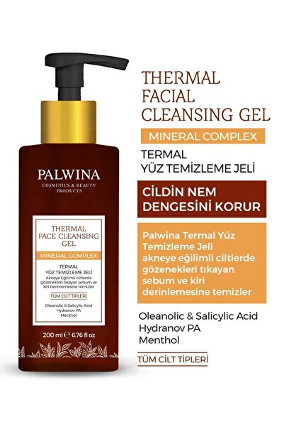 PALWINA Cosmetics Termal Arındırıcı Nemlendirici Gözenek Sıkılaştırıcı Yüz Te...