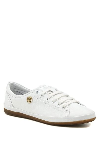 U.S. Polo Assn. Tenis de damă din piele albă