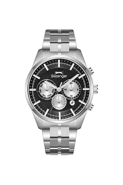 Slazenger Sl.09.2483.2.01 Men's Wristwatch Metallic Gray