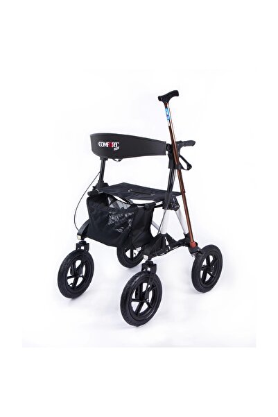 Comfort Plus Rolatör Yürüteç | Büyük Tekerlekli, Alüminyum Şase, Transfer San...