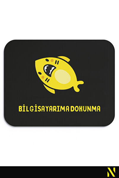 nilizma Χαριτωμένο Mouse Pad Shark - 23 cm x 19 cm - Αντιολισθητική βάση για χρήση στο σπίτι και στο γραφείο