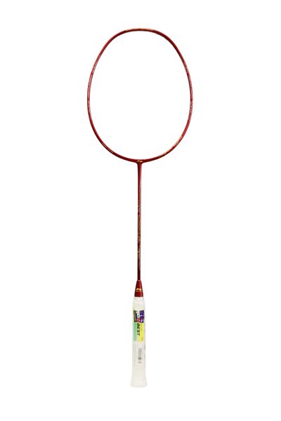 Li-Ning مضرب تنس الريشة WINDSTORM 79S بتقنية فائقة الخفة (أحمر)