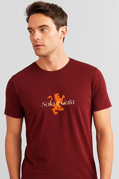 offsidesign Unisex Solo Provincial Gala T-Shirt Victor Osim Printed Combed Cotton T-Shirt Slim Fit Cotton Short Sleeve Summer