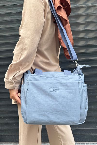 Just Polo Imported Kılinkır Fabric Shoulder Bag Mail Bag