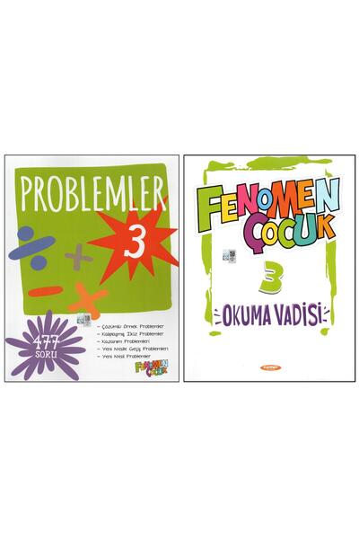 Fenomen Yayıncılık FENOMEN 3. SINIF PROBLEMLER+OKUMA VADİSİ (2 KİTAP)