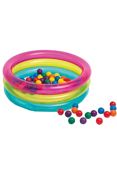 Intex Inflatable Pool - Classic Baby, with 50 Balls, 86 x 25 cm