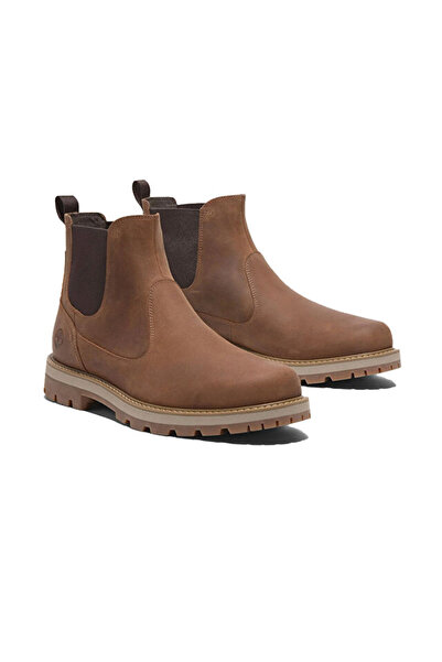 Timberland Britton Road Mid Chelsea Boot Men's Casual Boots Tb0A6A4Wem61 Brown