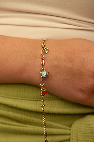 Adil İdil Kuyumculuk Dorika Zincirli Charm'lı Bileklik