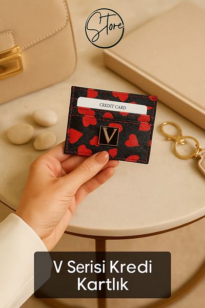 Store Modern Pattern Mothers and Valentine's Day Women's Card Holder Wallet