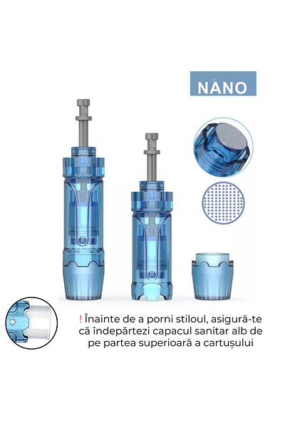 Dr Pen Ultima Set 10 Cartușe Dr. Pen Nano Compatibile M8S / A8S / A9 / A11, Sterile, Microneedling Dermapen