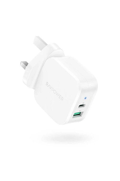 RavPower RAVPower 20W PD Wall Charger with Qualcomm Port - White