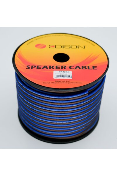 Edison SP-12GA Bass Hoparlör Kablosu 50 Metre