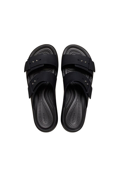 Crocs Brooklyn Buckle Lowwdg Women's Slippers 207431-001 Black