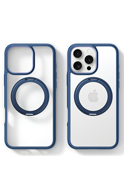 TORRAS Upgraded 360° Rotatable Magnetic Ring for iPhone 16 Pro Case, Fit for MagSafe with Stand & Ring Hol