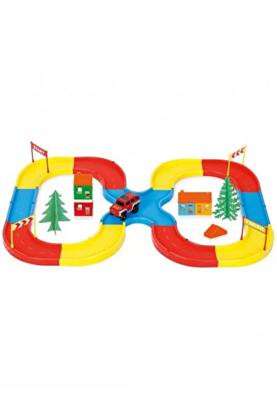 JollyMag Pista de masini Pilsan Crossroads cu masinita