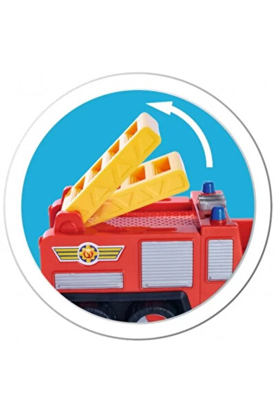 Simba Fireman Sam Jupiter Fire Truck with Sam Figurine