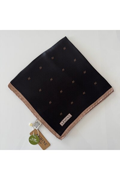 Armine Nostalji Sura Ipek Degrade Monogram Desen Eşarp