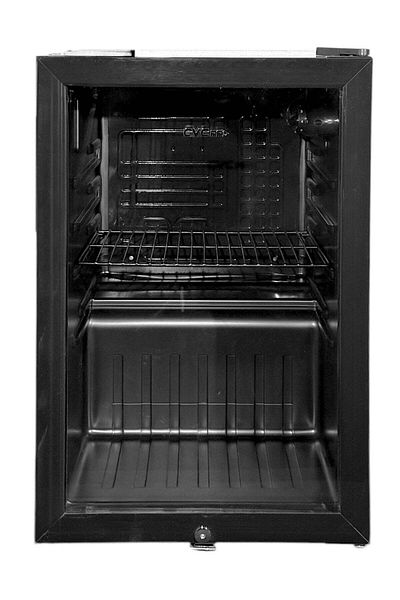 GVC PRO Mini Display Refrigerator 72L – Glass Door with Interior Light and Temperature Control, Quiet Oper