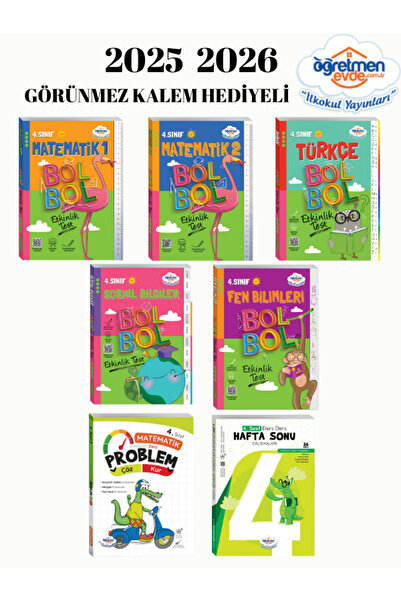 öğretmen evde Öğretmenevde Yayınları 4.SINF ideal set 2025 2026