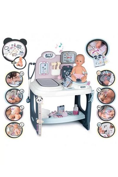 Smoby Baby Care Center with Doll and Accessories