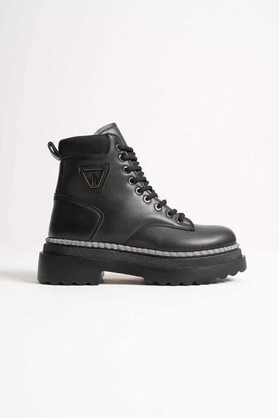 EMOYRA Fiora Women's Winter Thick Soled Black Boots