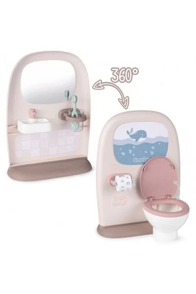Smoby Cremă de toaletă pentru asistentă medicală pentru bebeluși cu accesorii