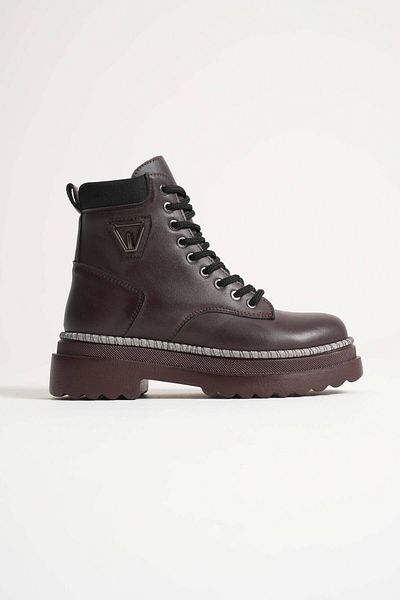 EMOYRA Fiora Special Design Women's Winter Thick Soled Bitter Brown Boots